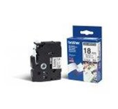 TZE-N241,  bílá/černá, 18mm foto