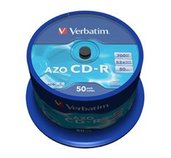 VERBATIM CD-R(50-Pack)Spindl/Crystal/DLP/52x/700MB foto