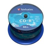 VERBATIM CD-R(50-Pack)Spindl/52x/700MB foto
