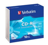VERBATIM CD-R(10-Pack)Slim/EP/DL/52x/700MB foto