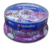 VERBATIM DVD+R(25-Pack)Spindl/DoubleLayer/8,5GB foto