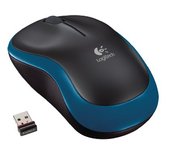 myš Logitech Wireless Mouse M185 nano, modrá foto