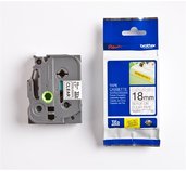 TZE-S141, průsvitná / černá, 18mm foto