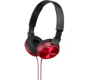 SONY sluchátka MDR-ZX310 červené foto