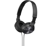 SONY sluchátka MDR-ZX310 černé foto