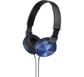 SONY sluchátka MDR-ZX310 modré foto