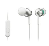 SONY sluchátka MDR-EX110AP, handsfree, bílé foto