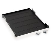 19” polička A1 s perforací 650mm, max.40kg černá foto