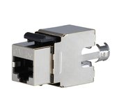 Keystone Solarix CAT5E STP RJ45 černý foto