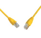 Patch kabel CAT6 UTP PVC 0,5m žlutý foto