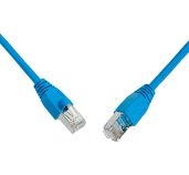 Patch kabel CAT6 UTP PVC 0,5m modrý foto