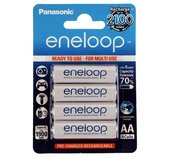 Panasonic Eneloop AA NiMH 1,2V/1900mAh BL4 2100c foto