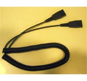 Extension cord, QD to QD, coiled, 0,5 - 2m foto