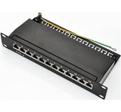 Patch panel 10” STP cat.6 12portů foto