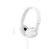 SONY sluchátka MDR-ZX110AP handsfree, bílé foto