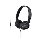 SONY sluchátka MDR-ZX110AP handsfree, černé foto