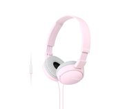 SONY sluchátka MDR-ZX110AP handsfree, růžové foto