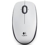 Myš Logitech B100 Optical USB Mouse, bílá foto
