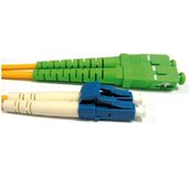 Patchcord FO duplex LC-SC/APC  9/125um SM, 2m foto