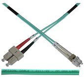 Optický patch kabel duplex LC-SC 50/125 MM 3m OM3 foto