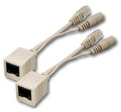 PoE pasivní - sada kabelů (injector a splitter) foto