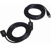PremiumCord USB 2.0 repeater a prodlužovací kabel A/M-A/F 15m foto