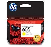 HP 655 žlutá inkoustová kazeta, CZ112AE foto
