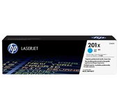 HP 201X tisková kazeta azurová velká, CF401X foto