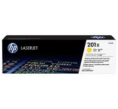 HP 201X tisková kazeta žlutá velká, CF402X foto