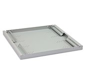 19’ polička A4 perforovaná 1U/250mm,max.20kg šedá foto