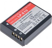 Baterie T6 power Canon LP-E10, 850mAh, černá foto