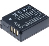 Baterie T6 power Panasonic DMW-BCD10, CGA-S007, CGR-S007E, CGR-S007E/1B, 1000mAh, černá foto