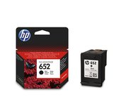 HP 652 černá ink kazeta, F6V25AE foto