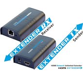 PremiumCord HDMI extender na 120m přes LAN,over IP foto