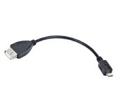 Kabel USB AF/micro BM,OTG,15cm pro tab. a tel. foto