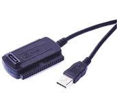 Kabel adapter USB- IDE/SATA 2,5”/3,5” redukce foto