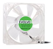 EVOLVEO ventilátor 140mm, LED zelený foto