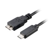 AKASA  - USB 3.1 typ C na mikro B adaptér - 100 cm foto