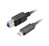AKASA  - USB 3.1 typ C na typ B adaptér - 100 cm foto