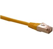 Patch cord FTP cat5e 0,25M žlutý foto
