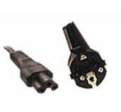 Síťový kabel VDE 220/230V, 1,8 m (napájecí 3 piny) foto