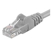 PremiumCord Patch kabel UTP RJ45-RJ45 CAT6 0.25m šedá foto