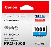 Canon PFI-1000 C, azurový foto