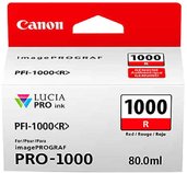 Canon PFI-1000 R, červený foto