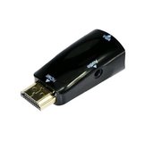 Kabel red. HDMI na VGA + Audio, M/F, černá foto