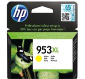 HP 953XL žlutá inkoustová kazeta, F6U18AE foto