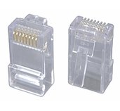 Konektor RJ45 CAT6 UTP 8p8c pro drát,100ks foto