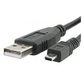 PremiumCord Kabel USB, A-B mini, 8pinů, 2m Sanyo, Panasonic LUMIX foto
