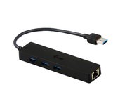 i-tec USB 3.0 SLIM HUB 3 Port With Gigabit LAN foto