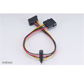 AKASA - 4-pin molex na 2x 15-pin Sata adaptér foto